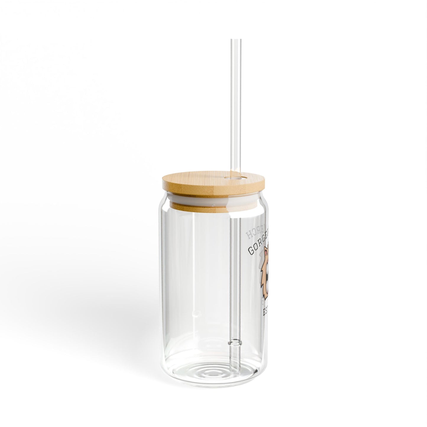 Gorgeous Merch Sipper Glass - 16oz with Bamboo Lid - Perfect for Any Occasion