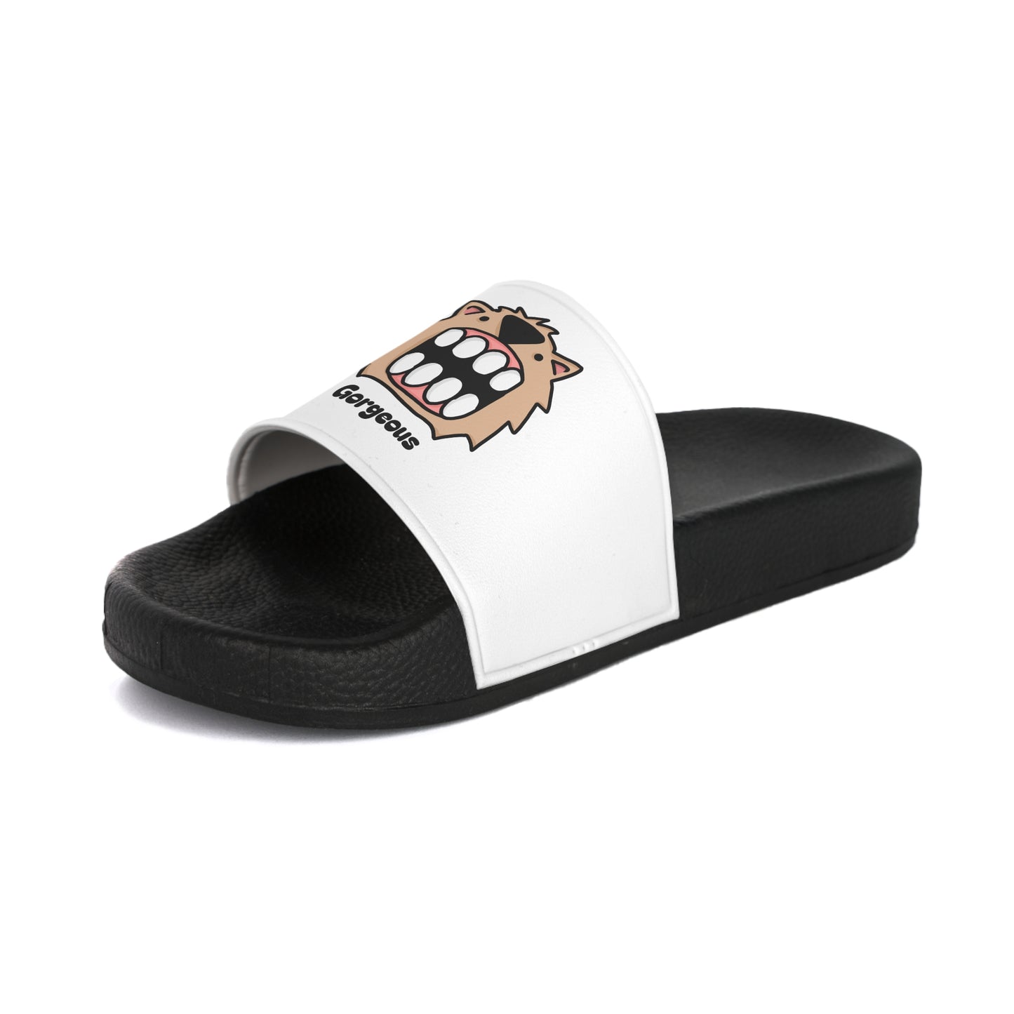 Playful Women's Slide Sandals with Cartoon Design | Cute Casual Footwear for Summer, Beach, Poolside, Gifts, Comfortable Slides