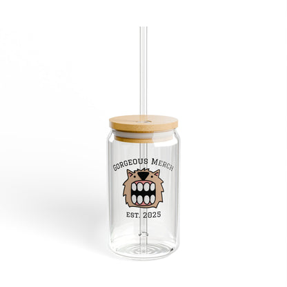 Gorgeous Merch Sipper Glass - 16oz with Bamboo Lid - Perfect for Any Occasion