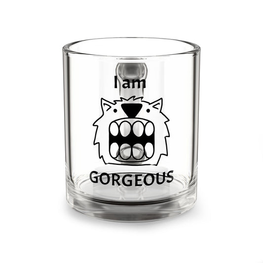 Gorgeous Merch Glass Mug, 10oz