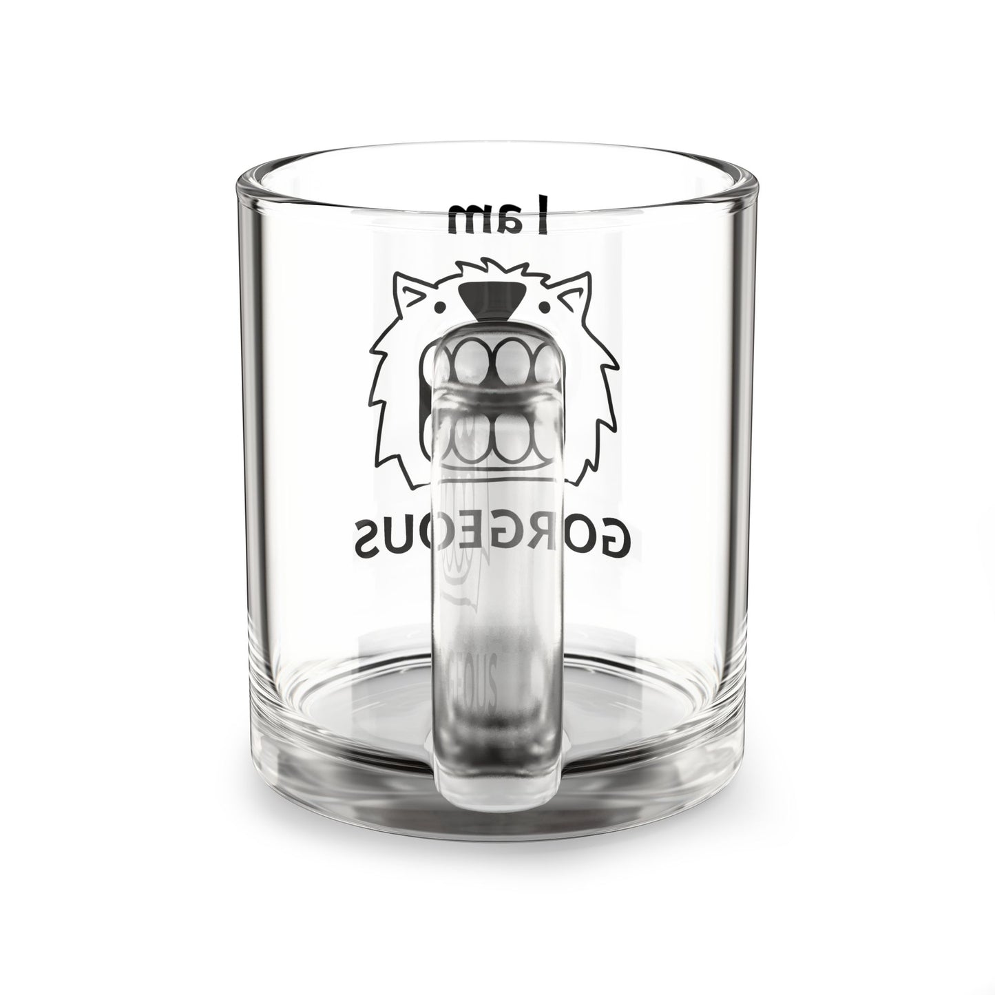 Gorgeous Merch Glass Mug, 10oz