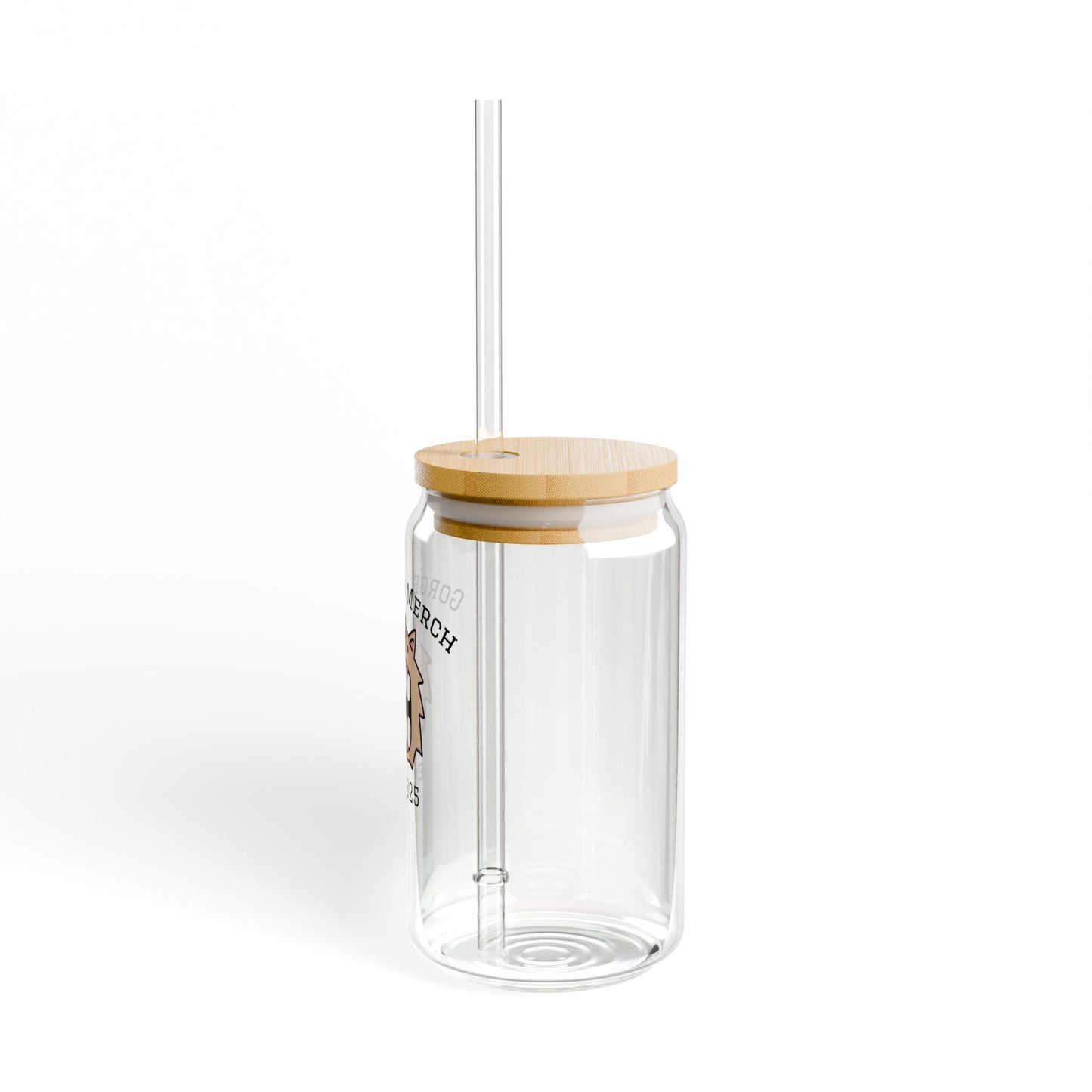 Gorgeous Merch Sipper Glass - 16oz with Bamboo Lid - Perfect for Any Occasion