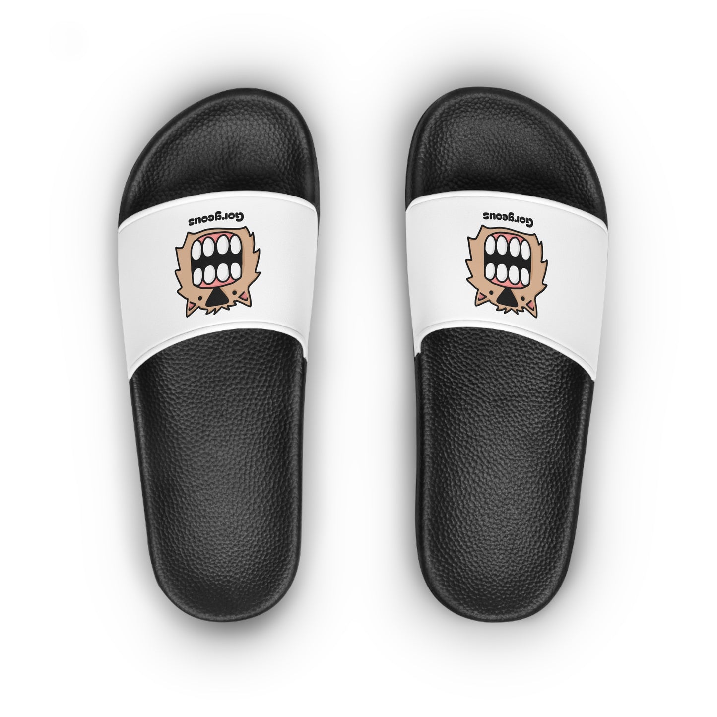 Playful Women's Slide Sandals with Cartoon Design | Cute Casual Footwear for Summer, Beach, Poolside, Gifts, Comfortable Slides