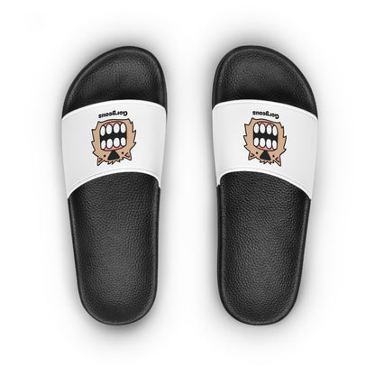 Playful Women's Slide Sandals with Cartoon Design | Cute Casual Footwear for Summer, Beach, Poolside, Gifts, Comfortable Slides